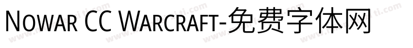Nowar CC Warcraft字体转换